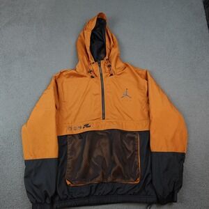 Jordan Jumpman Statement Jacket Mens Small Orange Anorak Windbreaker DJ0246